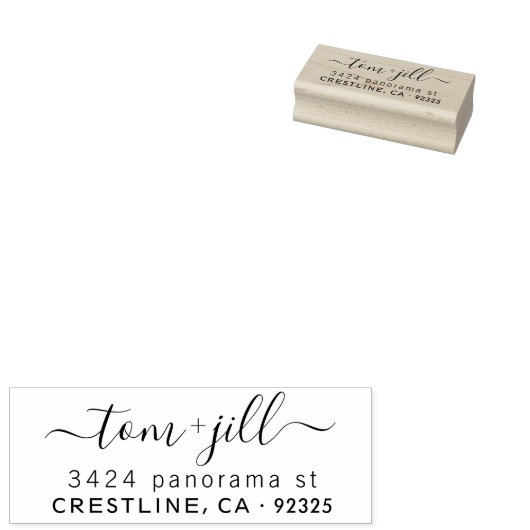 Rücksendeadresse Briefmarke Gummistempel (Stempel)