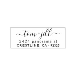 Rücksendeadresse Briefmarke Gummistempel