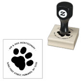 Rücksendeadresse-Briefmarke Gummistempel (Stempel)