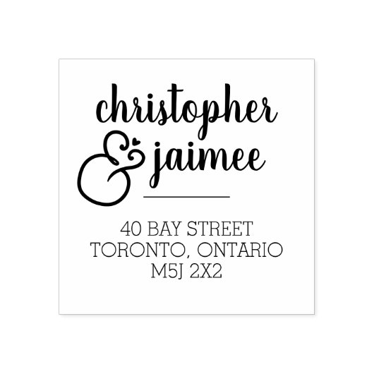 Rücksendeadresse-Briefmarke Gummistempel (Prägung)