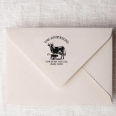 Rücksendeadresse Briefmarke Gummistempel