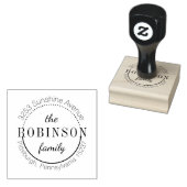 Rücksendeadresse Briefmarke Gummistempel (Stempel)