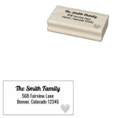 Rücksendeadresse Briefmarke Gummistempel (Stempel)