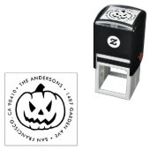 Rücksendeadresse Briefmarke Halloween Permastempel (Beispiel)