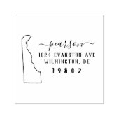 Rücksendeadresse-Briefmarke löschen Permastempel (Design)