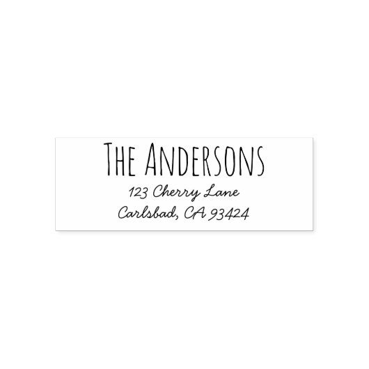 Rücksendeadresse Briefmarke | Rae Dunn Inspiriert Permastempel (Design)