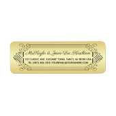 Rücksendeadresse Classic (Vorne)