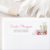 Rücksendeadresse der Aquarellfarben-Blume (Insitu)