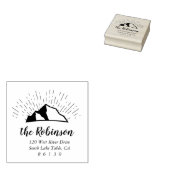 Rücksendeadresse der Bergskizze Gummistempel (Stempel)