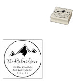 Rücksendeadresse der Bergskizze Gummistempel (Stempel)