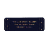 Rücksendeadresse der Blue-and-Gold-Stars (Vorne)