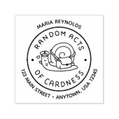 Rücksendeadresse der Circle Logos Selbstfarbige Br Permastempel (Design)