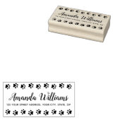 Rücksendeadresse der Druckrahmen einfügen Gummistempel (Stempel)