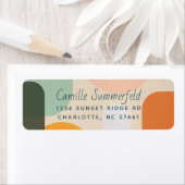 Rücksendeadresse der farbenfrohen Formen (Insitu)