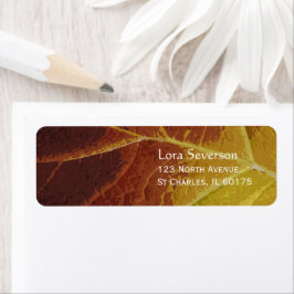 Rücksendeadresse der Herbstleaf