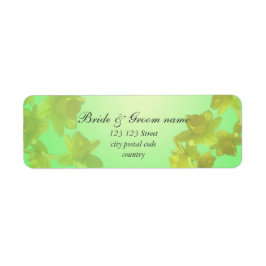 Rücksendeadresse der Hochzeit, Tulpe-Blume