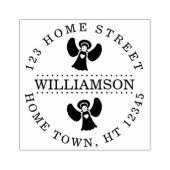 Rücksendeadresse der Holiday Angels Gummistempel (Prägung)