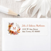 Rücksendeadresse der hübschen Herbstkrautmarkierun (Insitu)