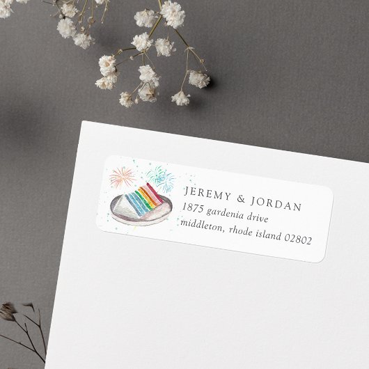 Rücksendeadresse der Liebe Personalisierte Paare