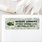 Rücksendeadresse der militärischen Camouflage (Insitu)