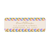 Rücksendeadresse der modernen geometrischen Dusche (Vorne)