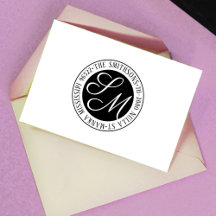 Rücksendeadresse der modernen klassischen Familien