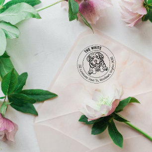 Rücksendeadresse der Pyrenäen Gummistempel