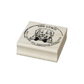 Rücksendeadresse der Pyrenäen-Hunde Gummistempel (Stempel)