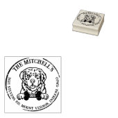 Rücksendeadresse der Pyrenäen-Hunde Gummistempel (Stempel)