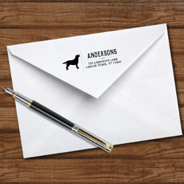 Rücksendeadresse der Stehenden Kontur Permastempel