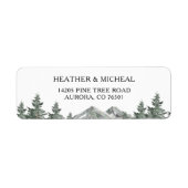 Rücksendeadresse der Waldberge (Vorne)