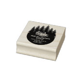 Rücksendeadresse der Waldfamilie Gummistempel (Stempel)