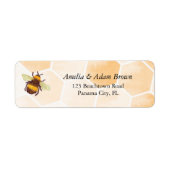 Rücksendeadresse der Wasserfarben (Vorne)