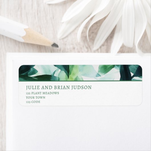 Rücksendeadresse der Wasserfarben-Grünflächen (Insitu)