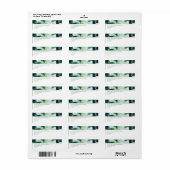 Rücksendeadresse der Wasserfarben-Grünflächen (Vorne)