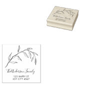 Rücksendeadresse der Weichteile Gummistempel (Stempel)