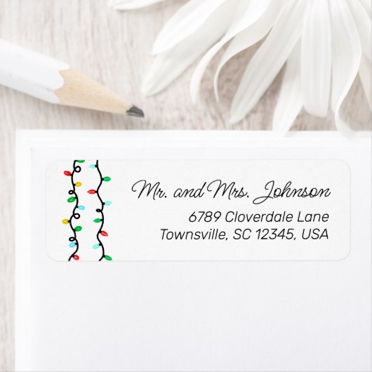 Rücksendeadresse der Weihnachtsbeleuchtung (Insitu)