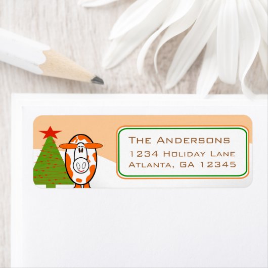 Rücksendeadresse der Weihnachtskühe (Insitu)