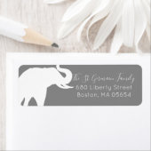 Rücksendeadresse der White Elephant Silhouette (Insitu)