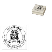 Rücksendeadresse des Bluthundes Gummistempel (Stempel)