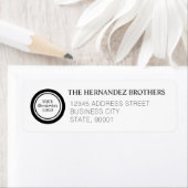 Rücksendeadresse des Firmenlogos (Insitu)