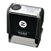 Rücksendeadresse des Firmenlogos für moderne Unter Permastempel (Produkt)