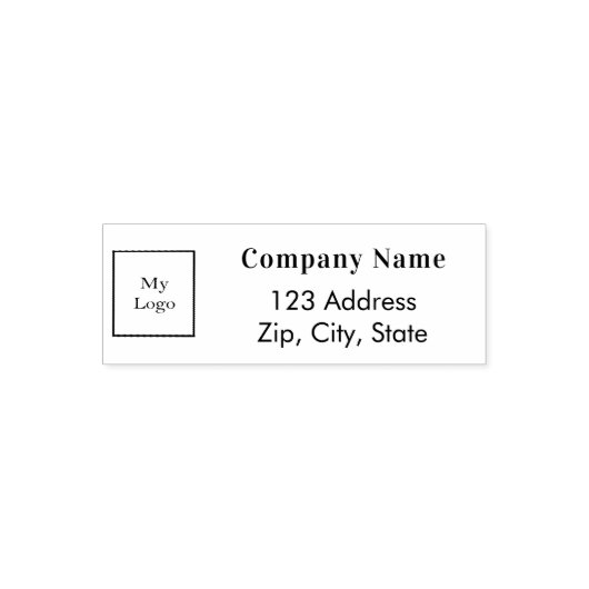 Rücksendeadresse des Firmenlogos Permastempel (Design)