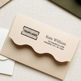 Rücksendeadresse des Firmenlogos Permastempel