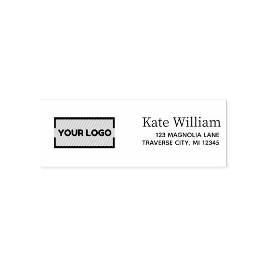 Rücksendeadresse des Firmenlogos Permastempel (Design)