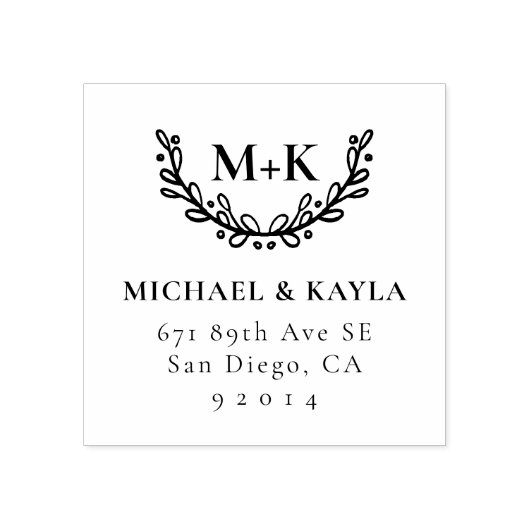 Rücksendeadresse des Folienkreises Gummistempel (Prägung)