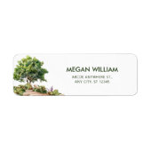 Rücksendeadresse des Gartens (Vorne)