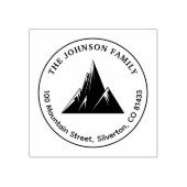 Rücksendeadresse des gekurbelten Hintergrunds für  Gummistempel (Prägung)