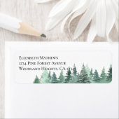 Rücksendeadresse des grünen Waldes (Insitu)