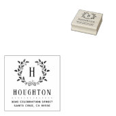 Rücksendeadresse des Kieferkranzes Gummistempel (Stempel)